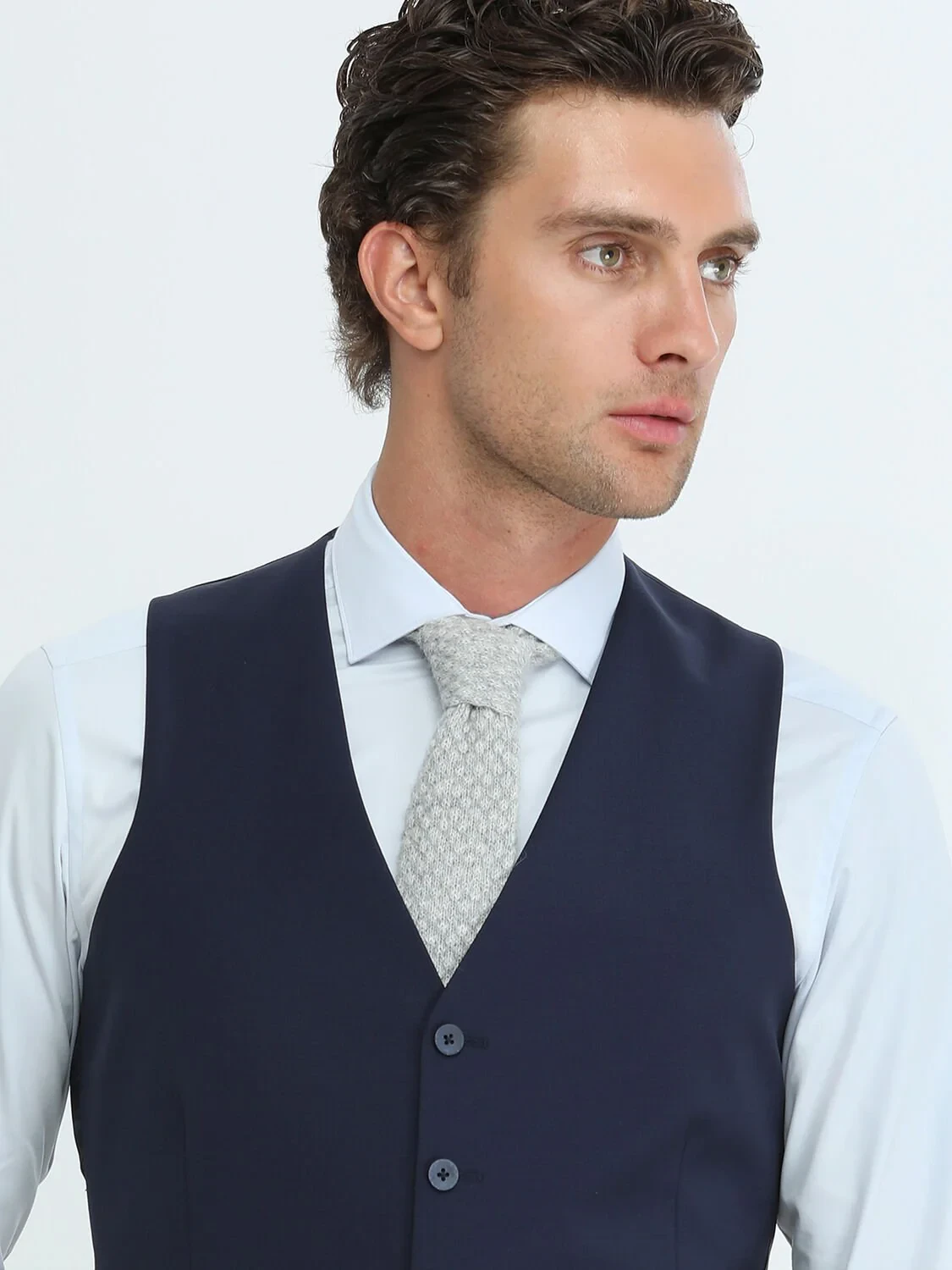 Saks Plain Classical Waistcoat - 3
