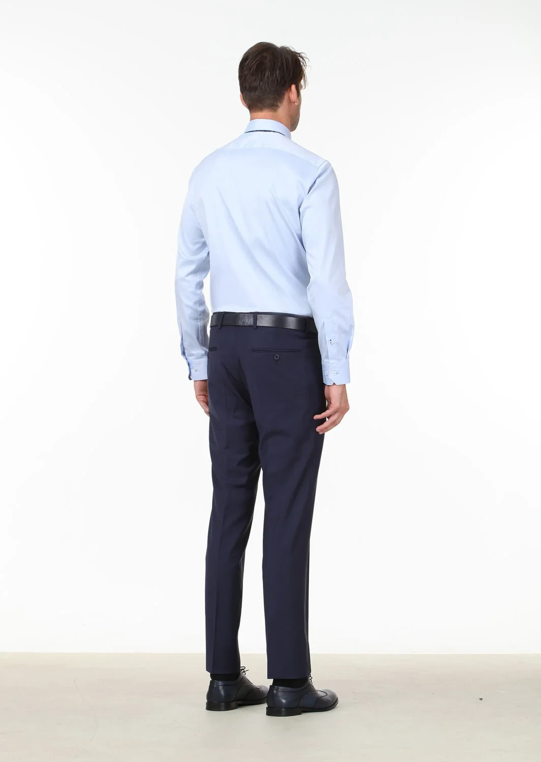 Saks Weaving Slim Fit Classical Wool Blended Trousers - 4