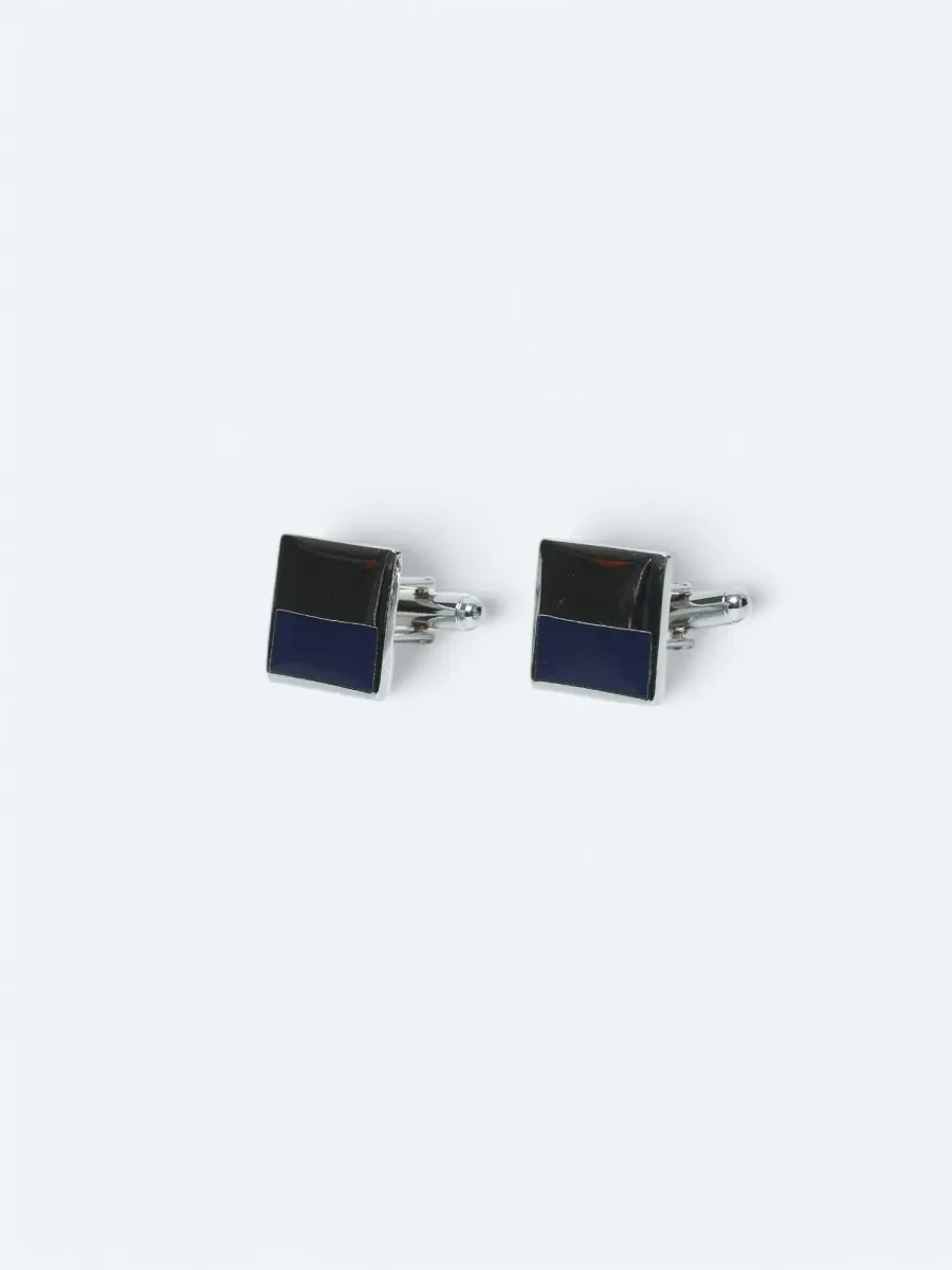 Silver Metal Cuff Link - 1