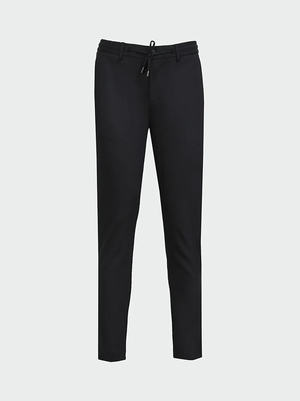 Siyah Dokuma Fitted Fit Smart Casual Pantolon - 6