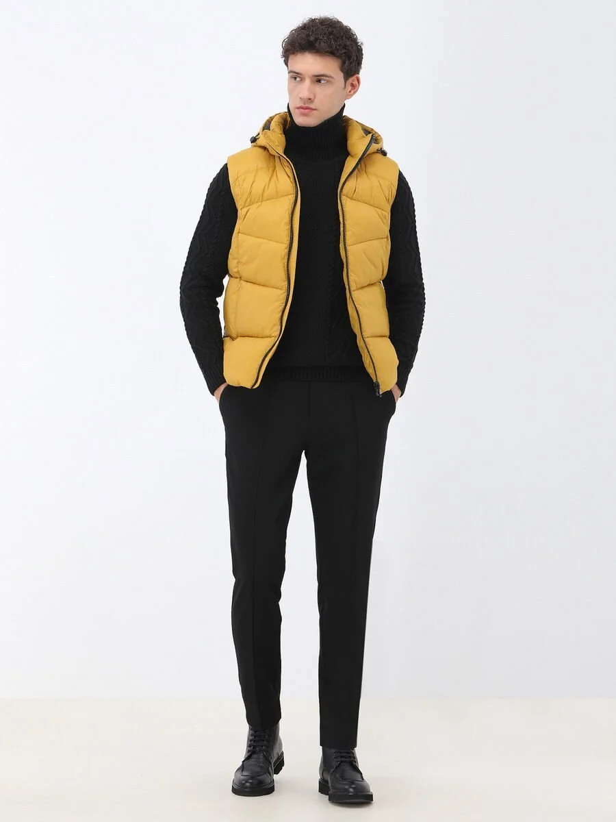 Siyah Dokuma Jogging Fit Casual Pantolon - 3