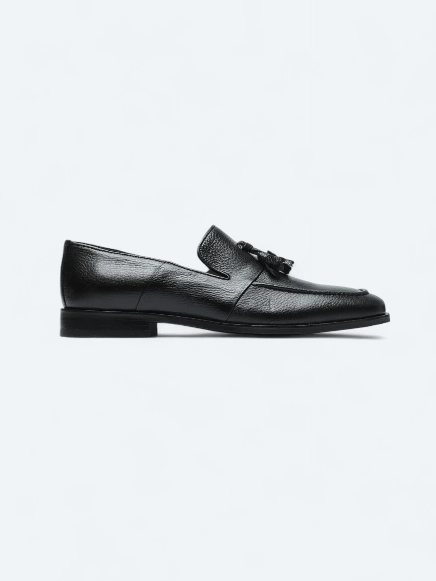 Siyah Loafer - 1
