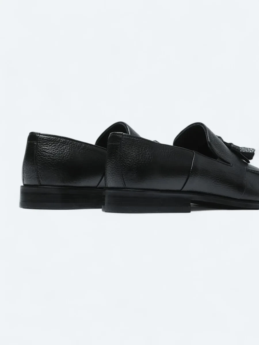 Siyah Loafer - 5