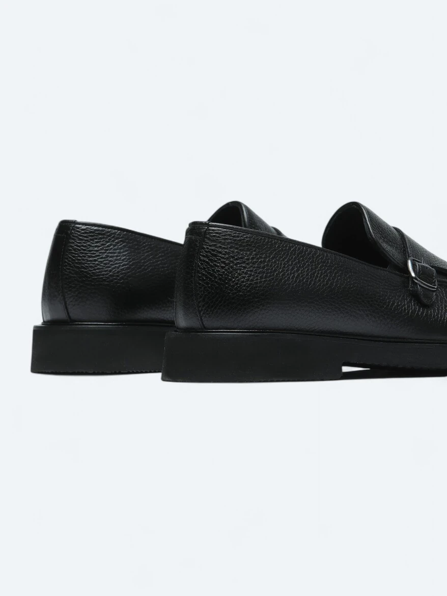 Siyah Loafer - 5