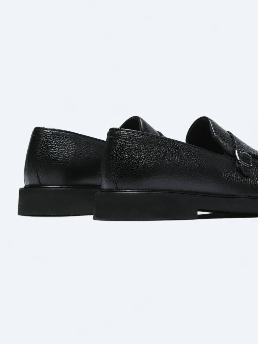 Siyah Loafer - 5