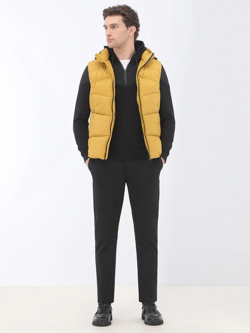 Siyah Örme Jogging Fit Casual Pantolon - 3