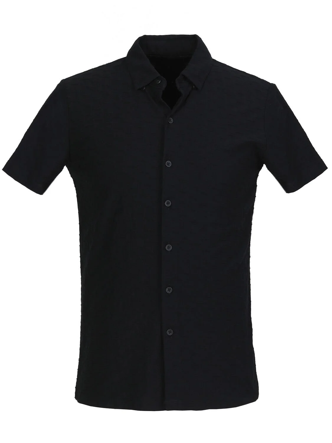 Siyah Regular Fit Casual %100 Pamuk Gömlek - 6