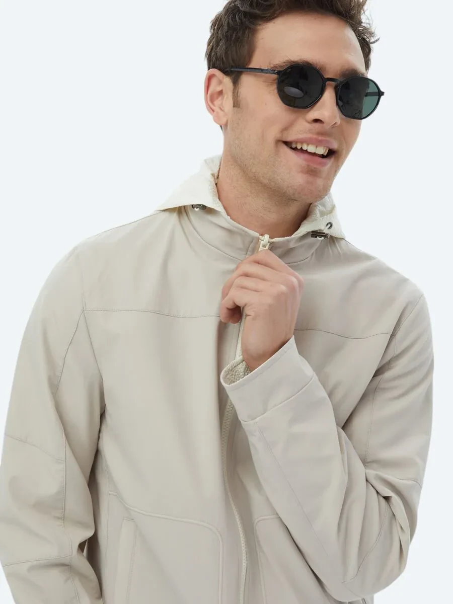 Stone Double-Sided Weaving Coat - 1