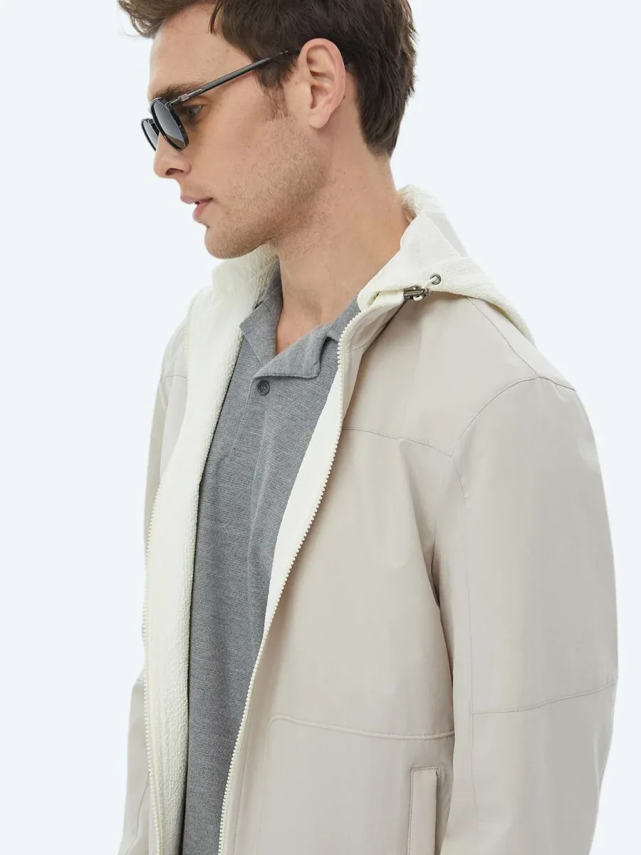 Stone Double-Sided Weaving Coat - 3