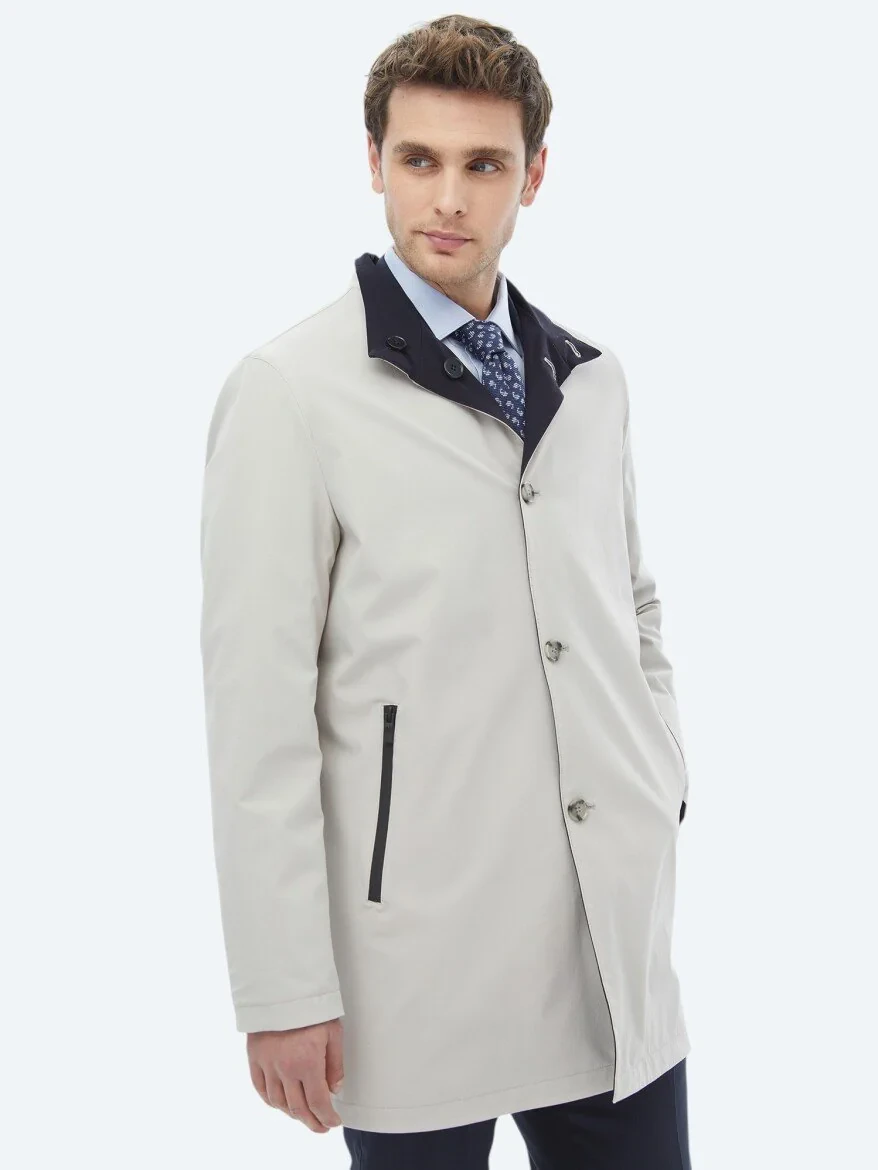 Stone Double-Sided Weaving Rain Coat - 3