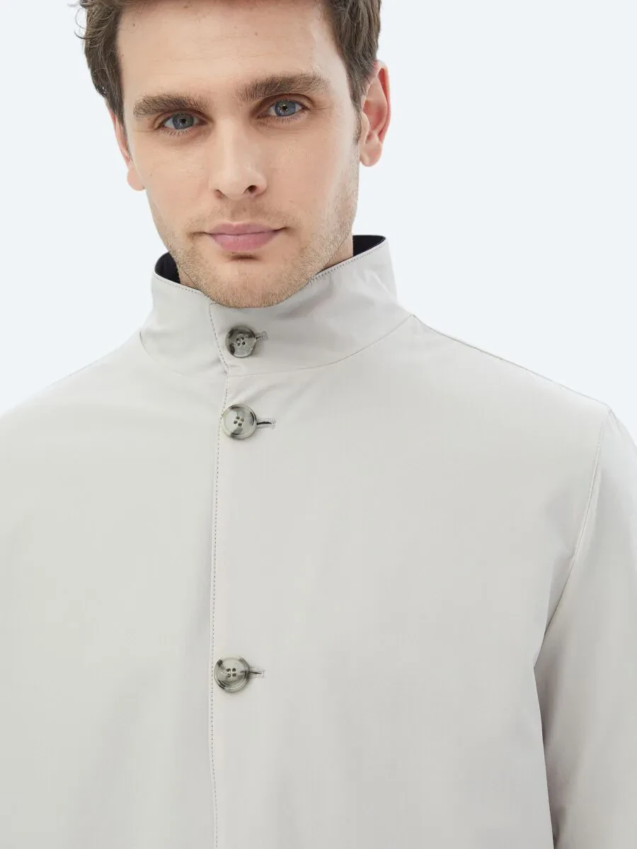 Stone Double-Sided Weaving Rain Coat - 9