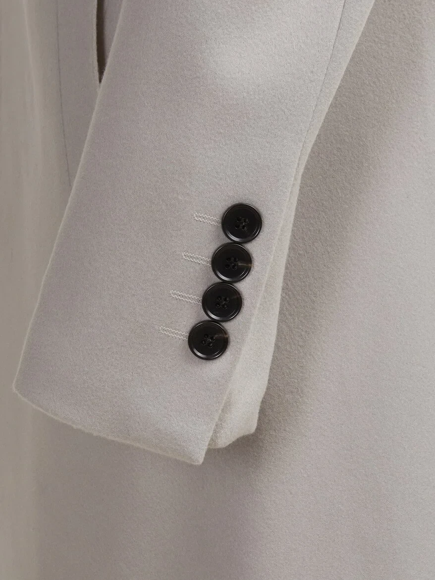 Stone Knitting Overcoat - 4