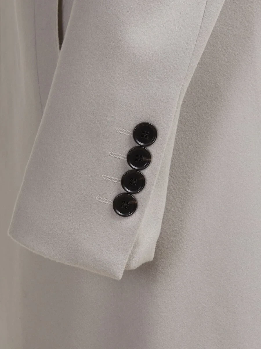 Stone Knitting Overcoat - 4