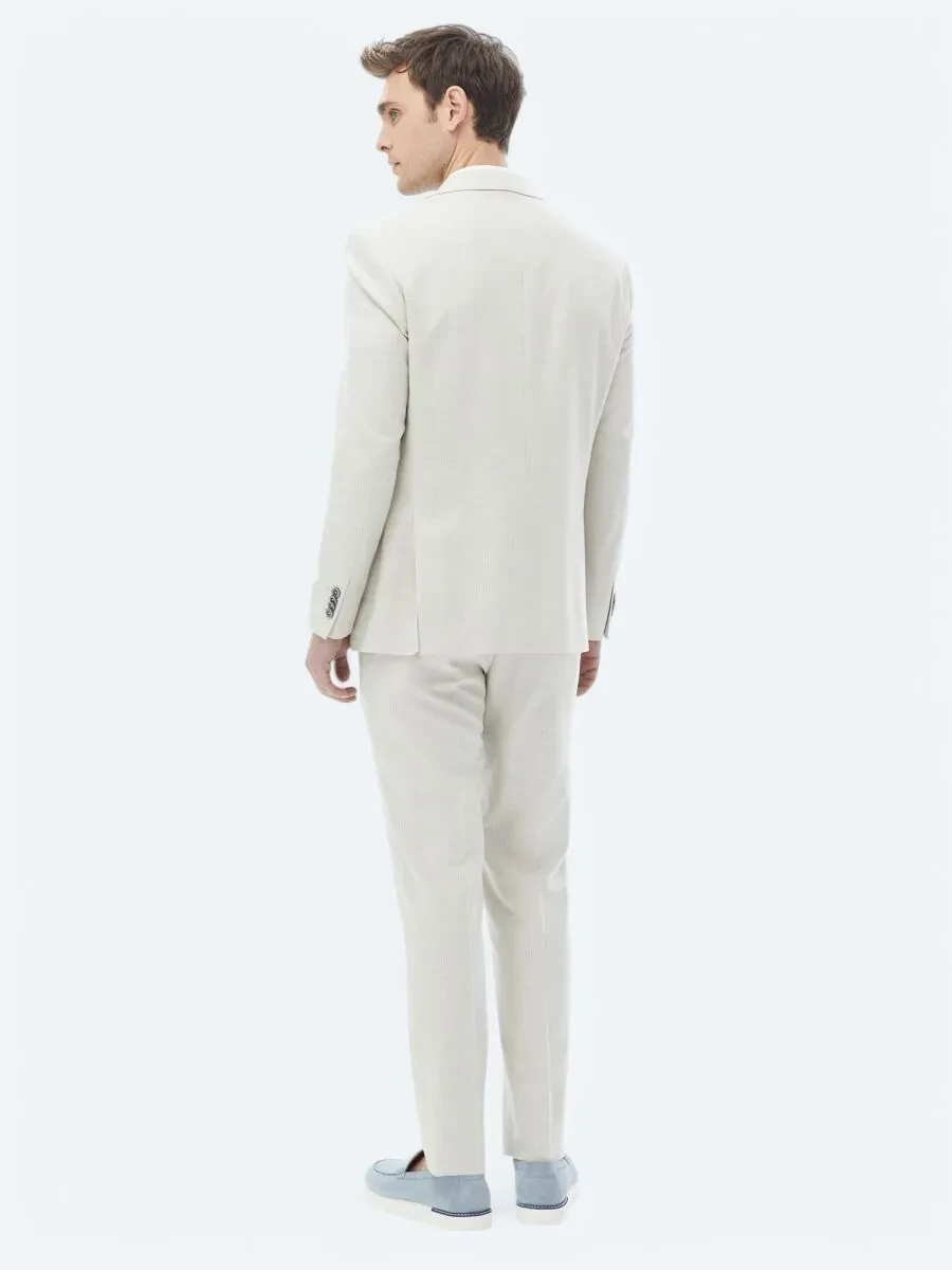 Stone Patterned Modern Fit Suit - 8