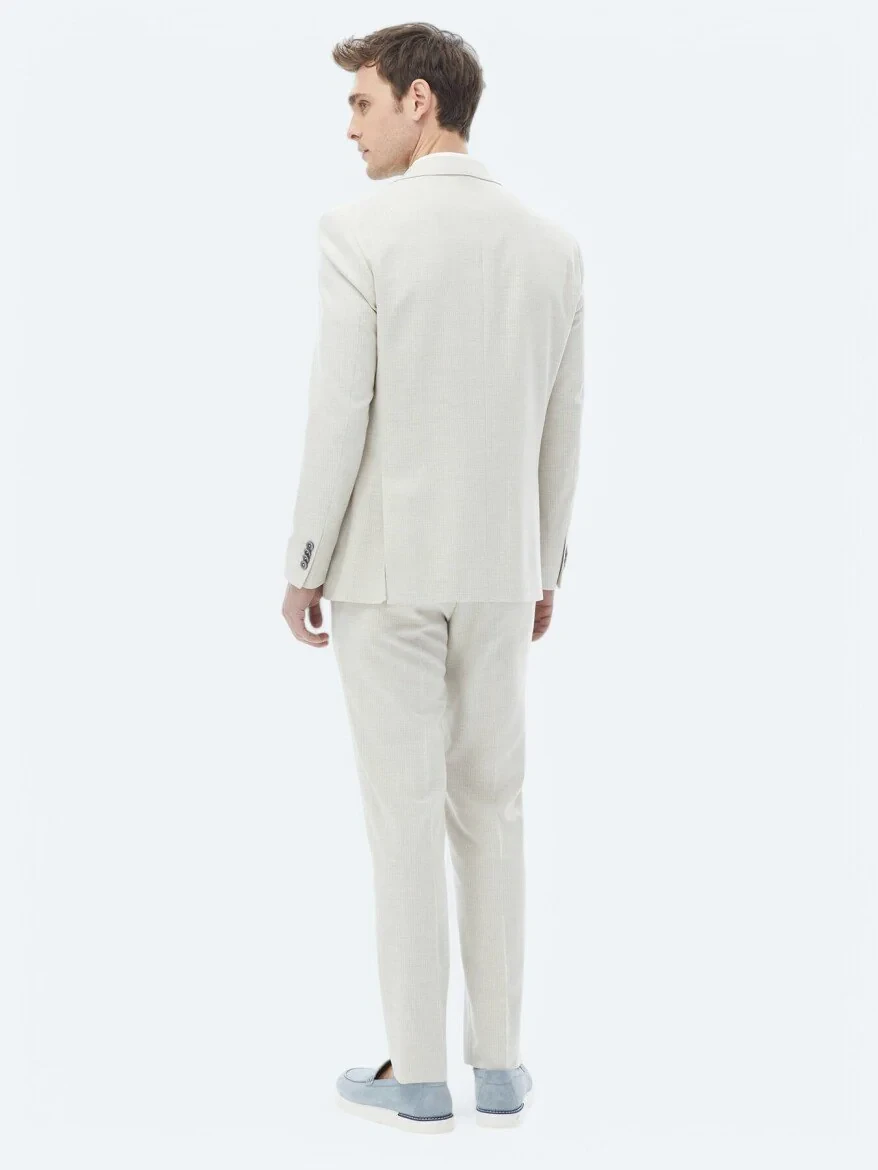 Stone Patterned Regular Fit Suit - 7