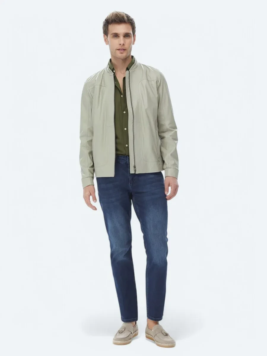 Stone Sheep Leather Leather Coat - 2