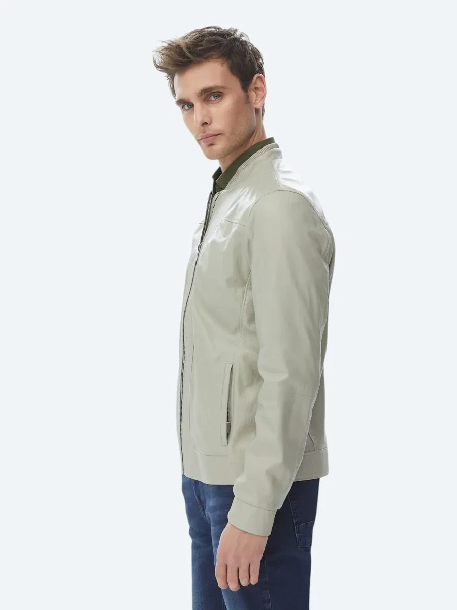 Stone Sheep Leather Leather Coat - 6