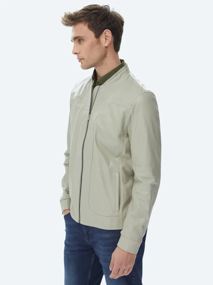 Stone Sheep Leather Leather Coat - 10