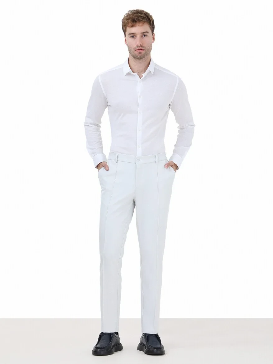 Stone Weaving Jogging Fit Casual Trousers - 2