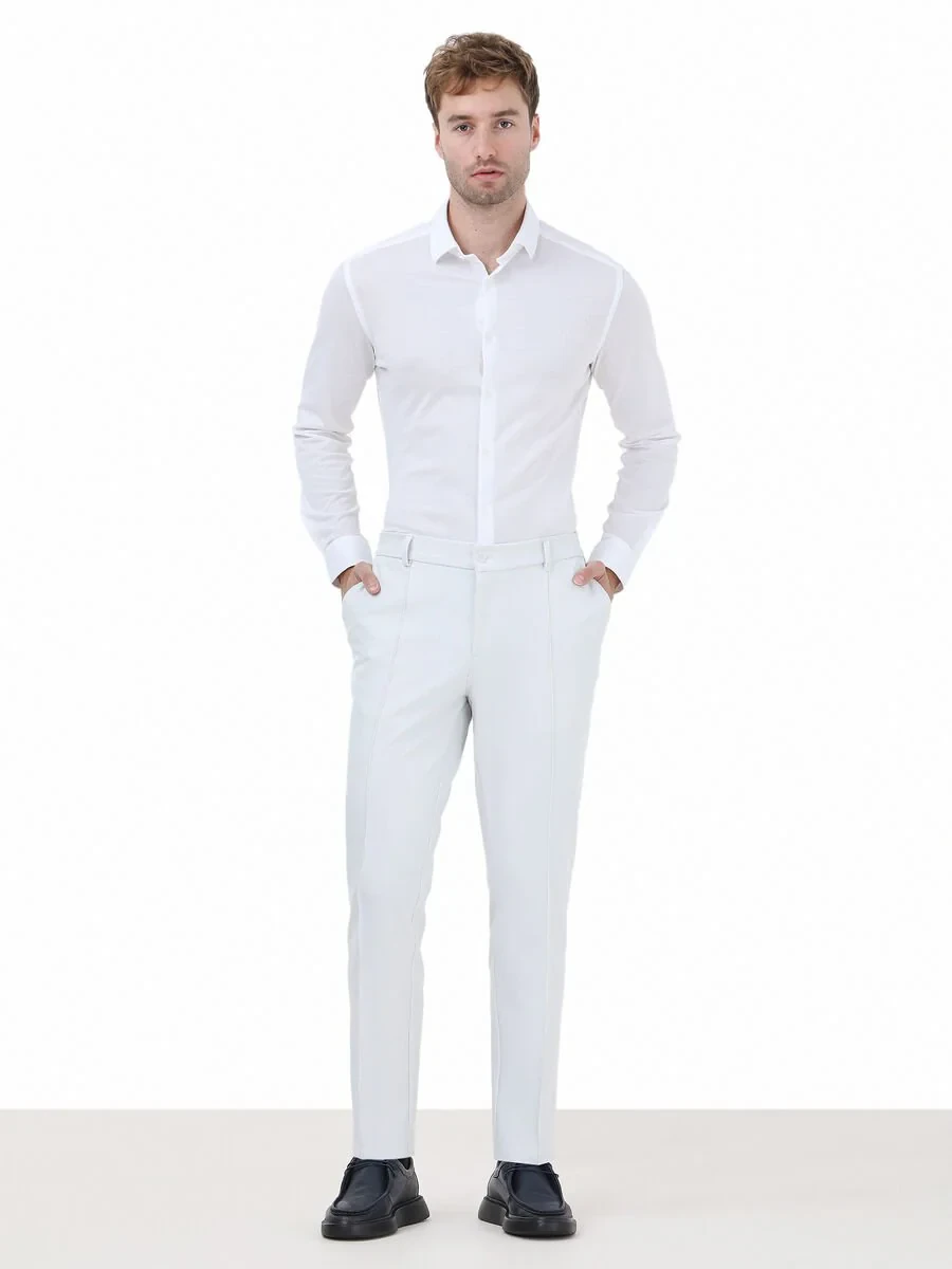 Stone Weaving Jogging Fit Casual Trousers - 2