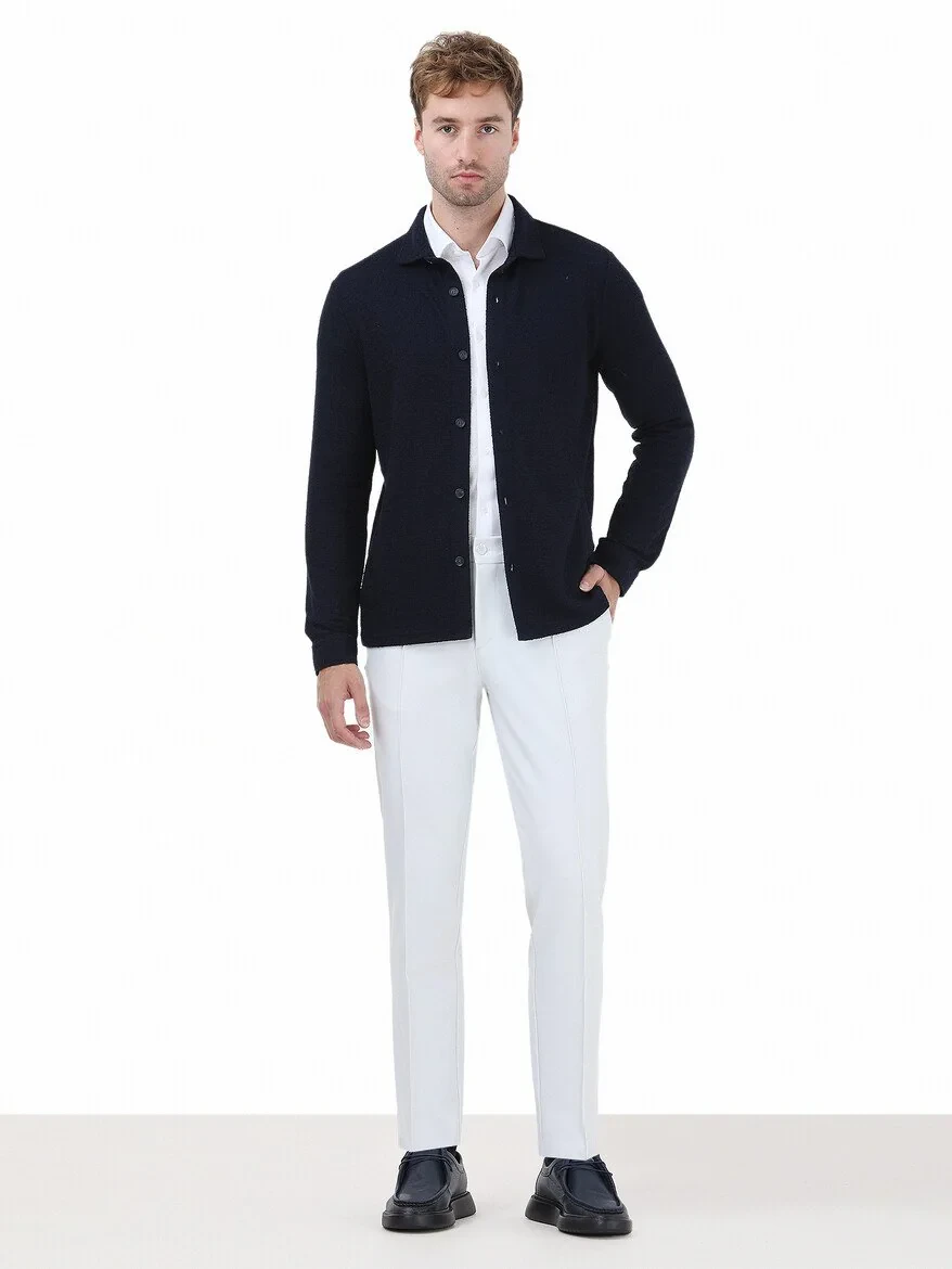 Stone Weaving Jogging Fit Casual Trousers - 3