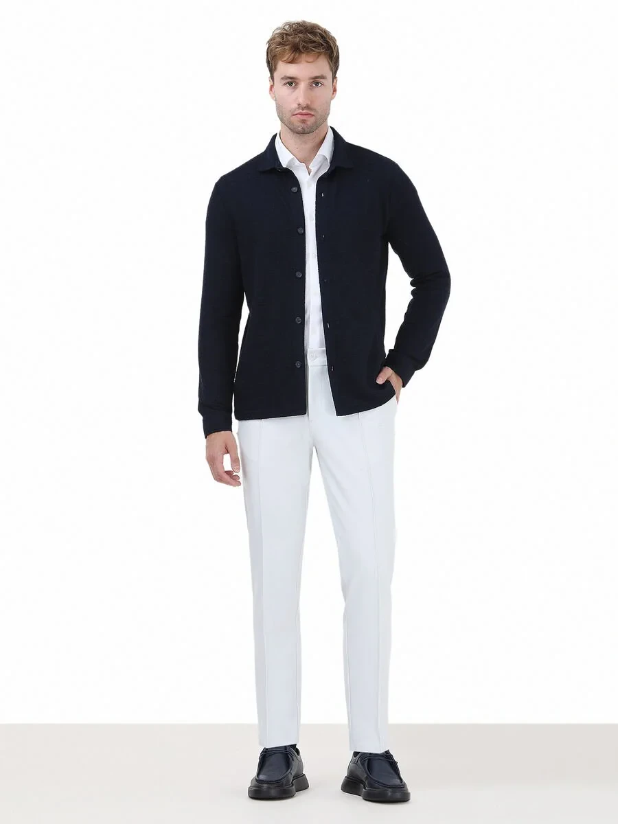 Stone Weaving Jogging Fit Casual Trousers - 3