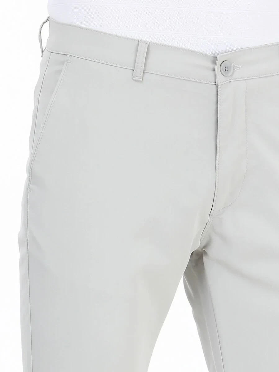 Stone Weaving Slim Fit Casual Trousers - 3