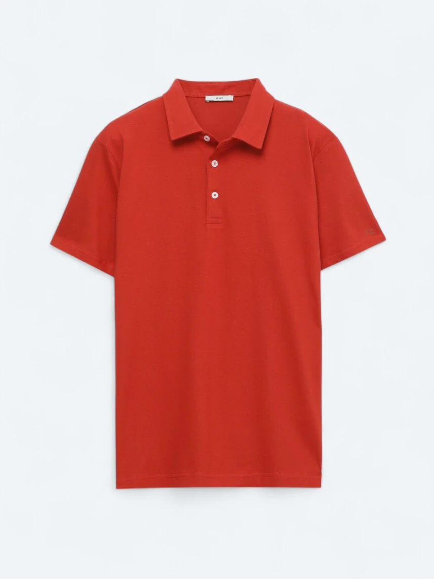 Tarçın Polo Yaka Pamuk Karışımlı T-Shirt 
