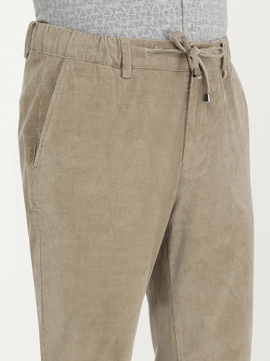Taş Dokuma Jogging Fit Casual Pamuk Karışımlı Pantolon - 3