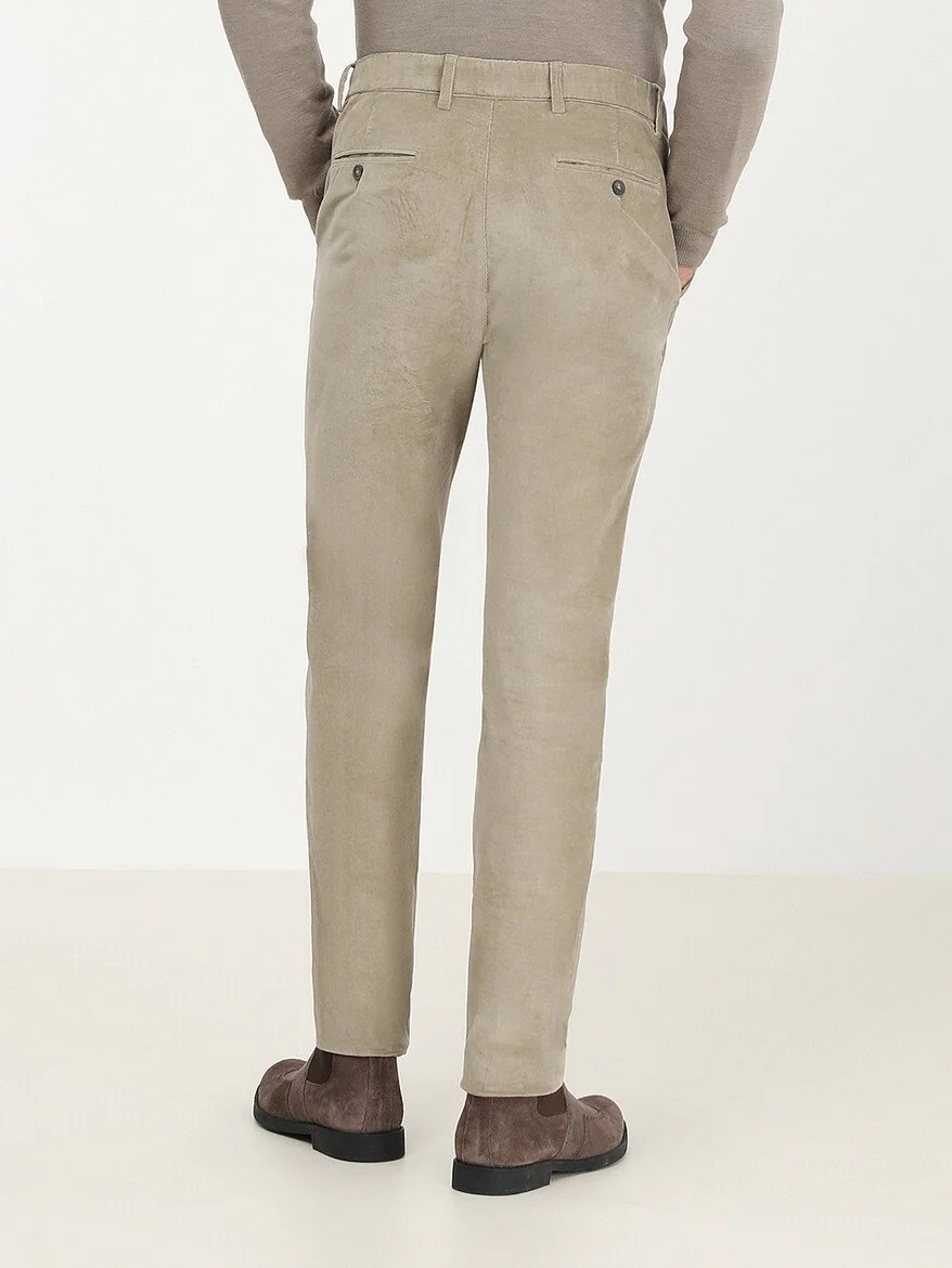 Taş Dokuma Jogging Fit Casual Pamuk Karışımlı Pantolon - 5