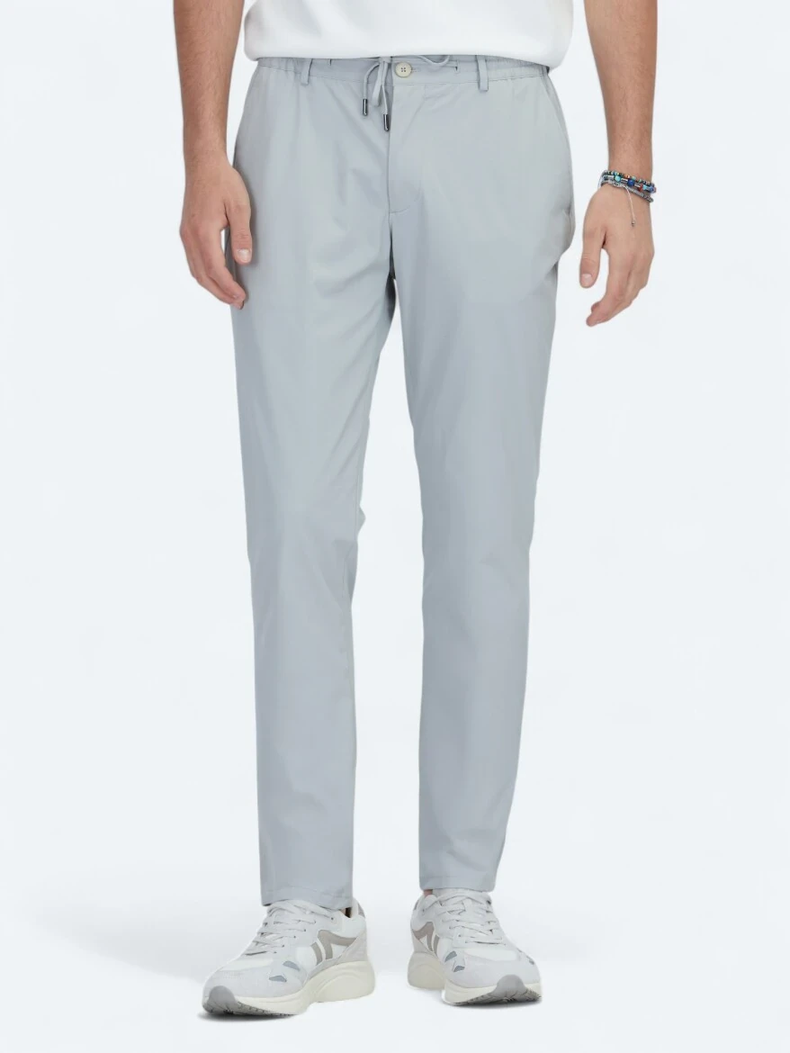 Taş Düz Dokuma Casual Pantolon - 2