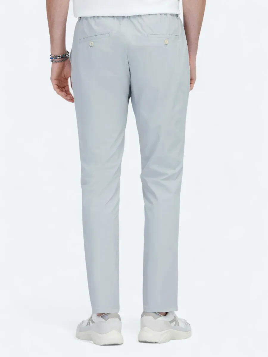Taş Düz Dokuma Casual Pantolon - 4