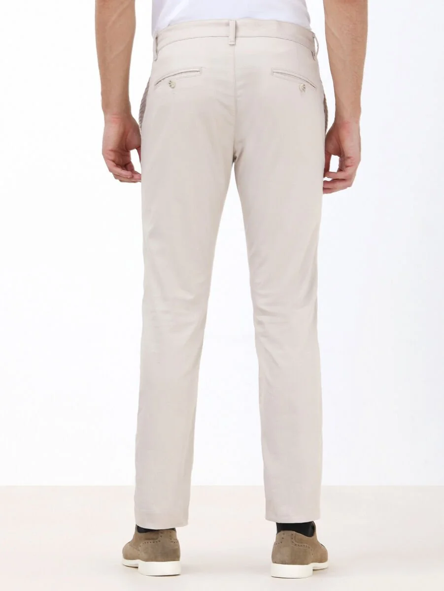 Taş Düz Dokuma Slim Fit Casual Pamuk Karışımlı Pantolon - 4