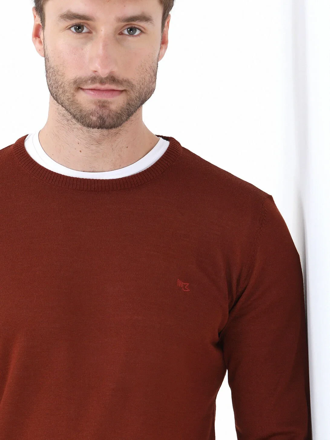 Tile Red Knitwear Sweatshirt - 3