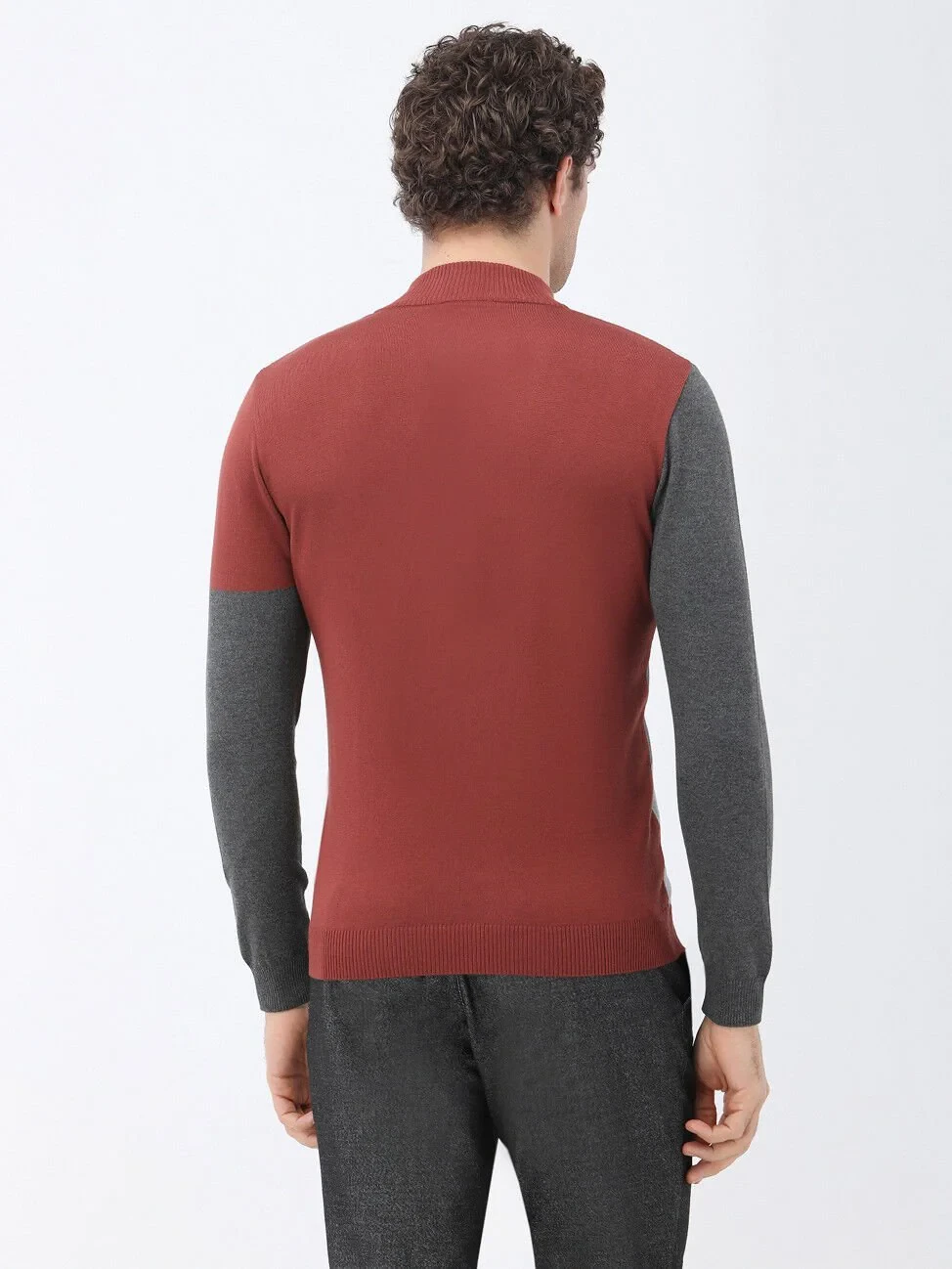 Tile Red Knitwear Sweatshirt - 5