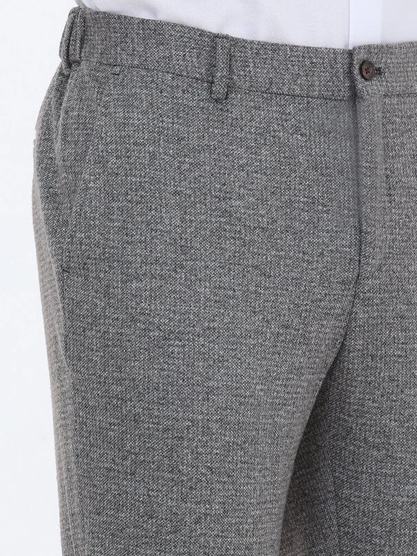 Vizon Baskılı Modern Fit Örme Takım Elbise - 5
