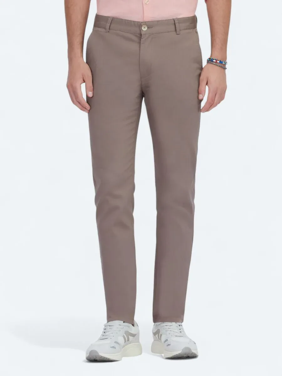 Vizon Dokuma Casual Pamuk Karışımlı Pantolon - 2
