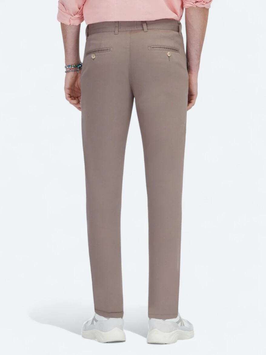 Vizon Dokuma Casual Pamuk Karışımlı Pantolon - 4