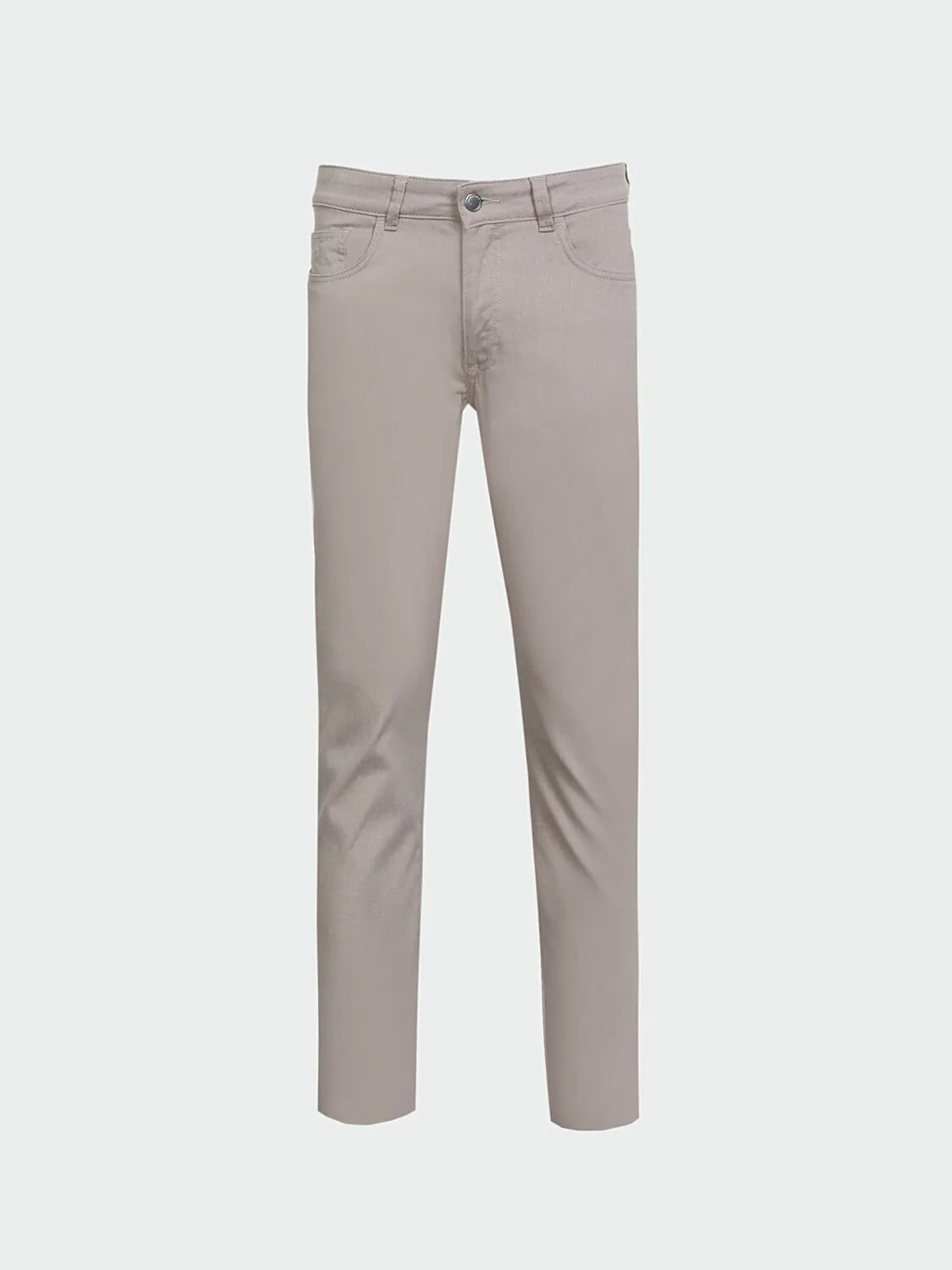 Vizon Dokuma Slim Fit Casual Pamuk Karışımlı Pantolon - 6