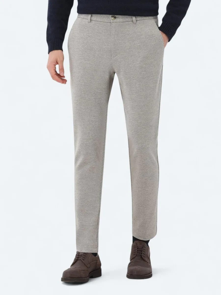 Vizon Örme Jogging Fit Casual Pamuk Karışımlı Pantolon - 2