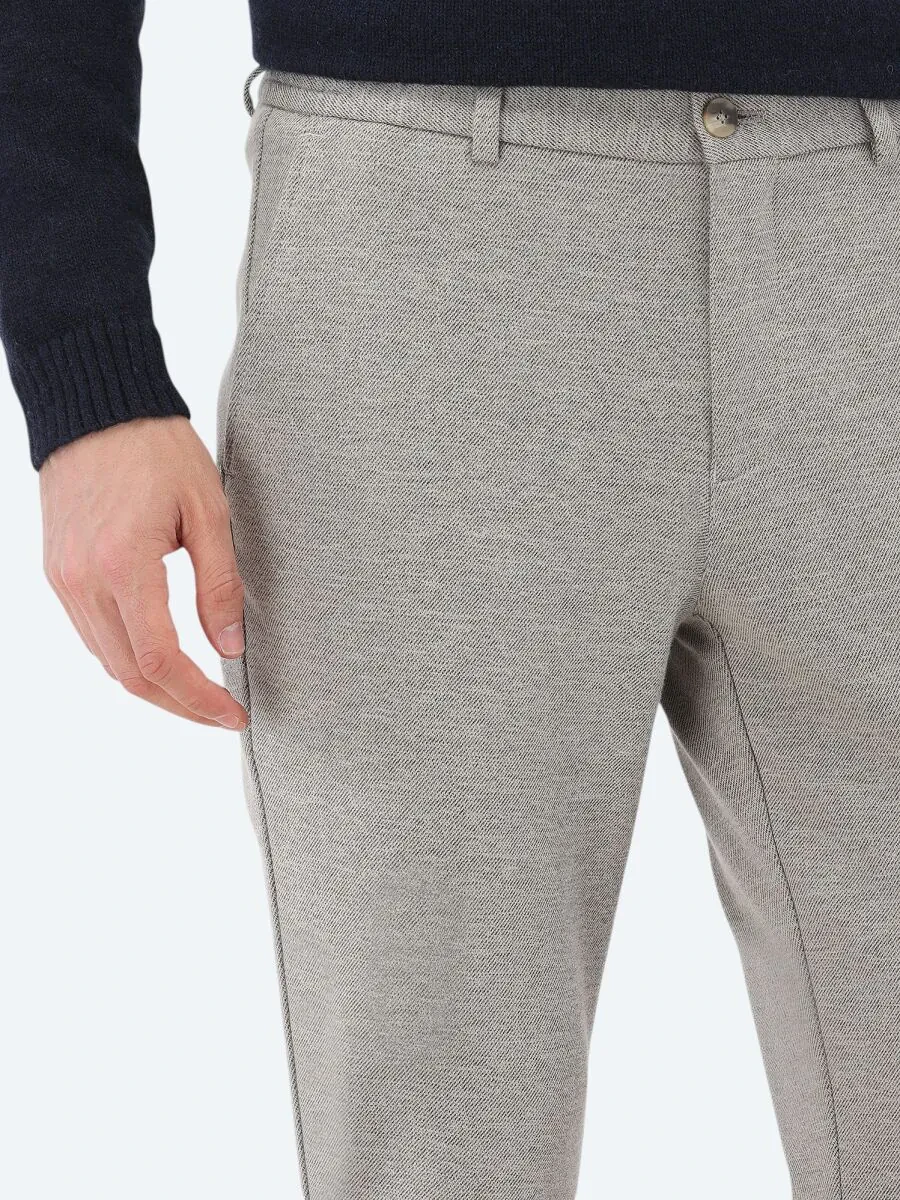Vizon Örme Jogging Fit Casual Pamuk Karışımlı Pantolon - 3