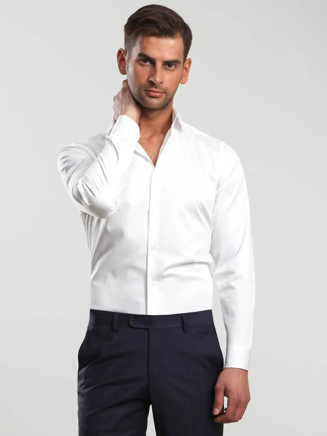White 100% Cotton Shirt - 1