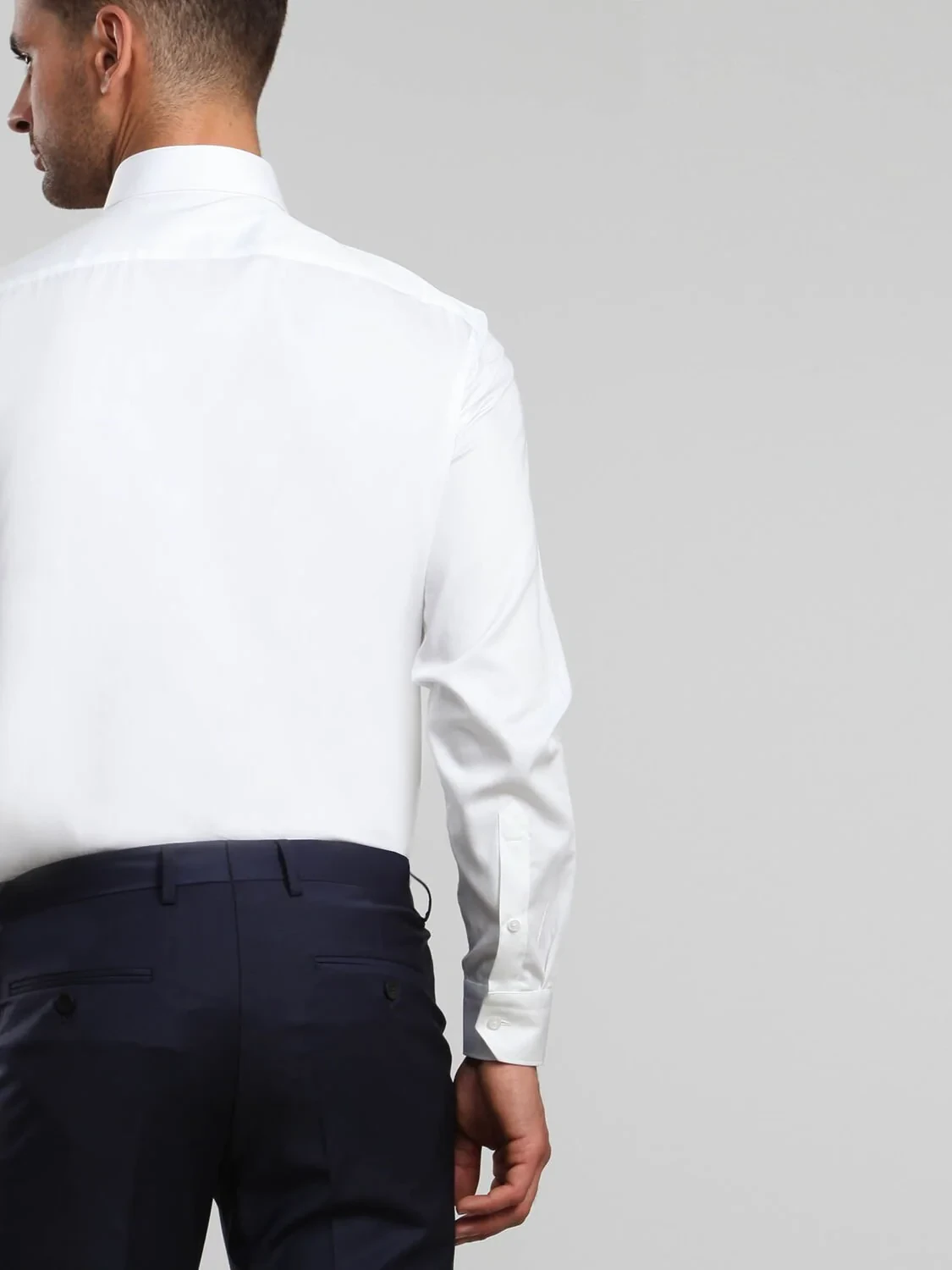 White 100% Cotton Shirt - 2