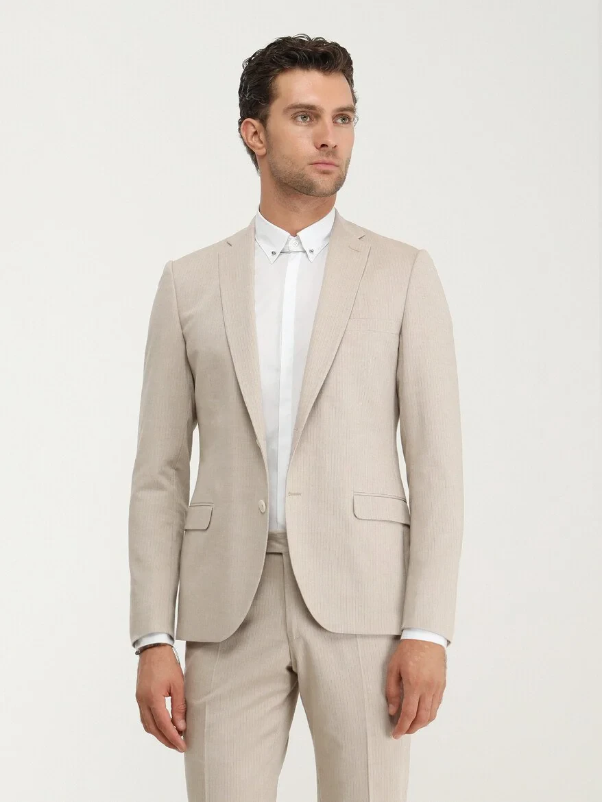 White Plain Slim Fit Flat Cuff Classic Collar Tuxedo Shirts - 4