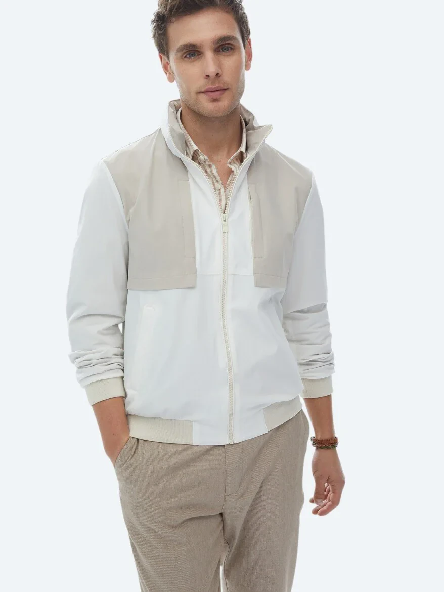 White Weaving Coat - 1