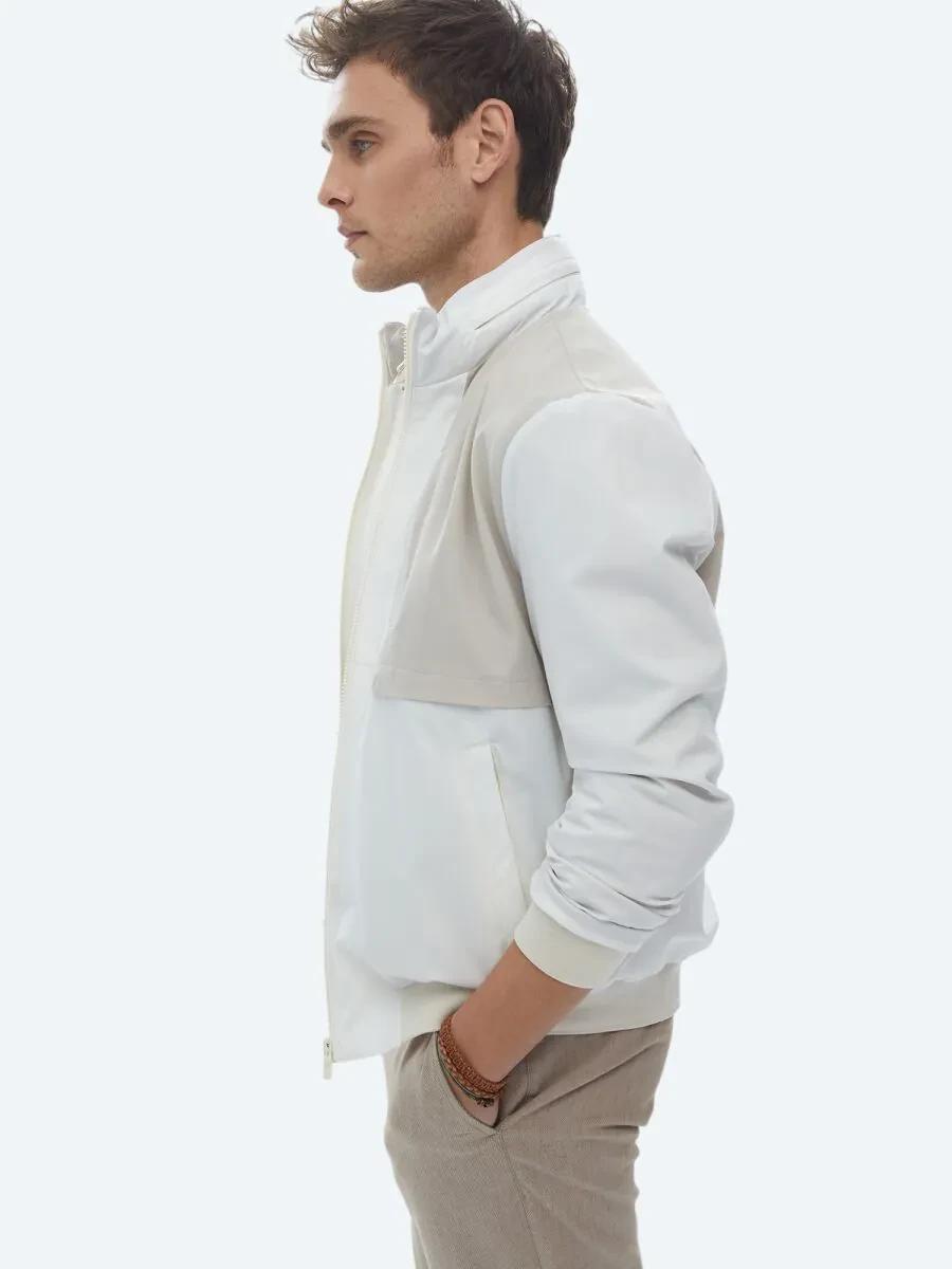 White Weaving Coat - 4