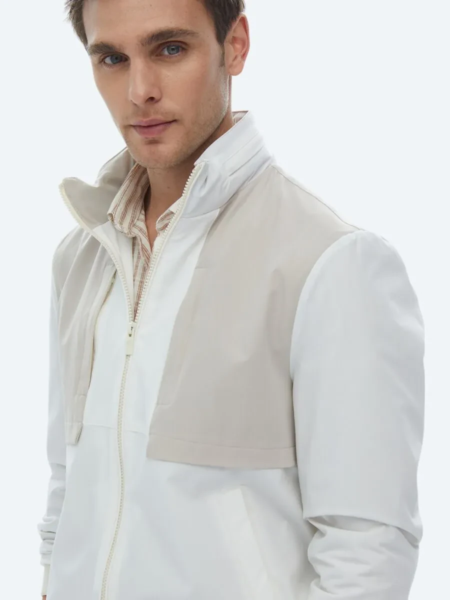 White Weaving Coat - 5