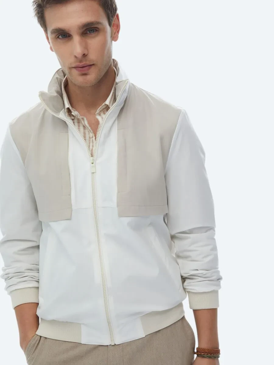 White Weaving Coat - 8