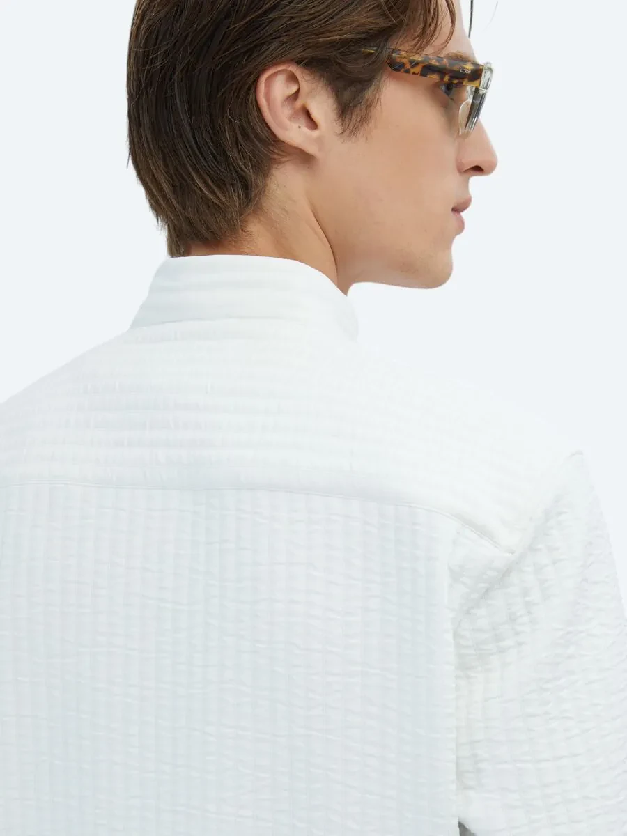 White Weaving Coat - 6