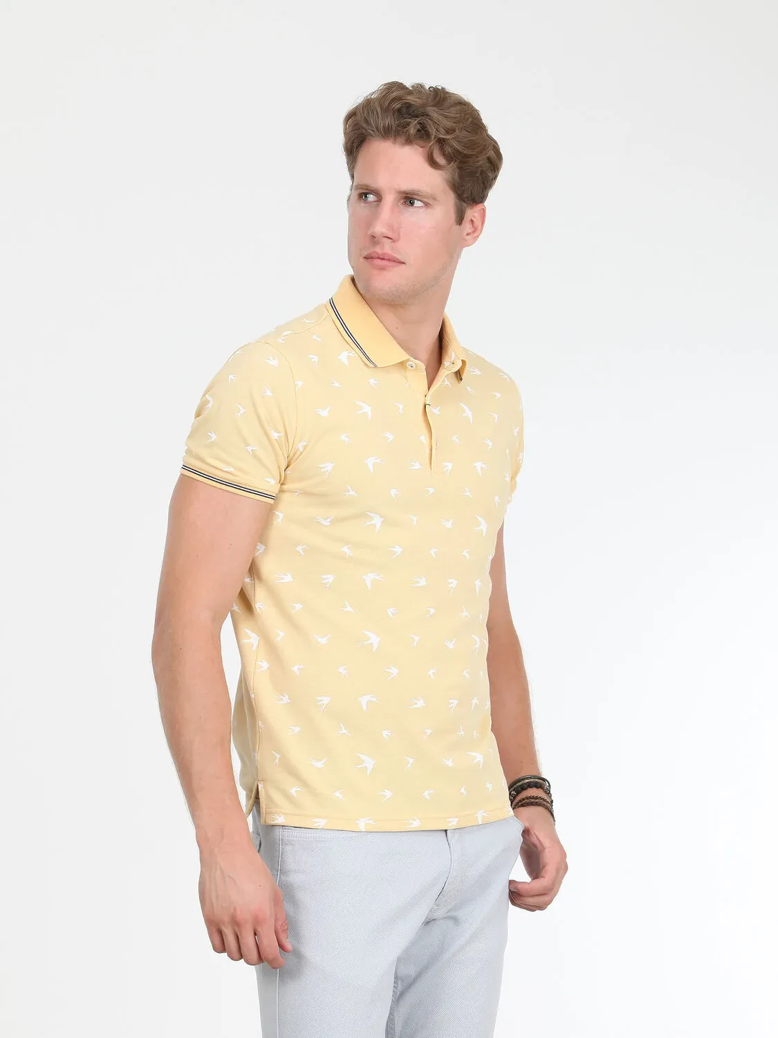 Yellow 100% Cotton T-Shirt - 1